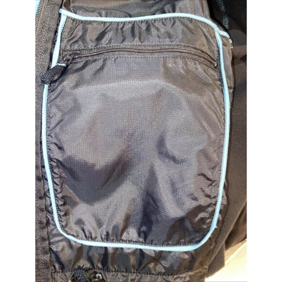 Lands End Women’s Blue Fleece Full Zip Jacket Drawstring with Hood Size XL 18-20 - Picture 6 of 12